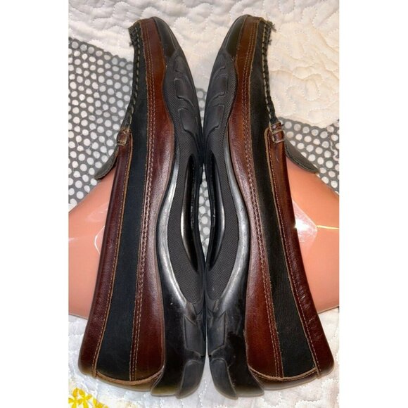 Allen Edmonds Sz 10.5 D Boulder Venetian Driving Moccasin Loafer Black Brown main image 10